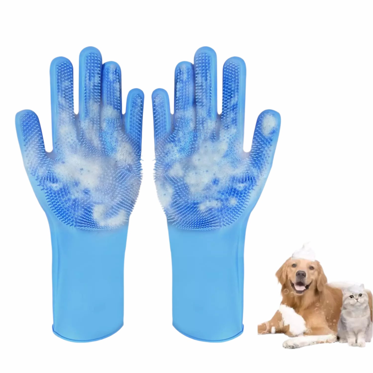 Pet Grooming Gloves For Dog Bathing Supplies Hair Removal