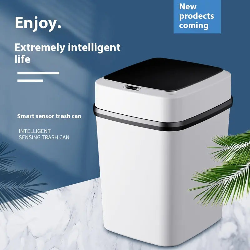 Auto-Sensing Smart Waste Bin with Lid